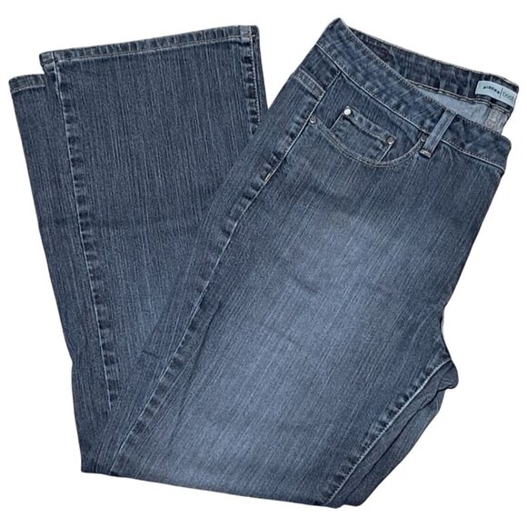 Riders by Lee Denim - Lee Jeans Womens Size 14 P Boot Cut Petite Blue Denim